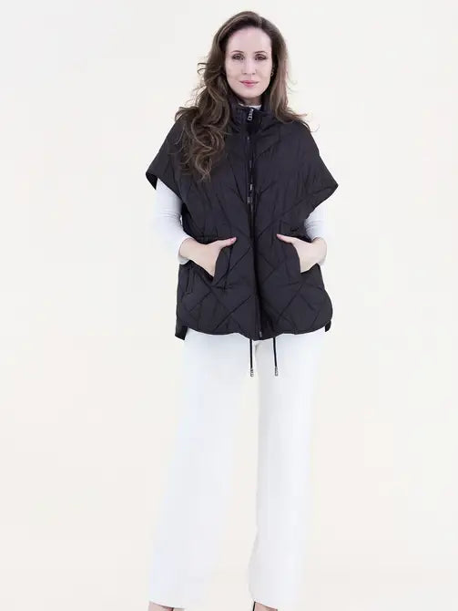 Avery Vest in Black