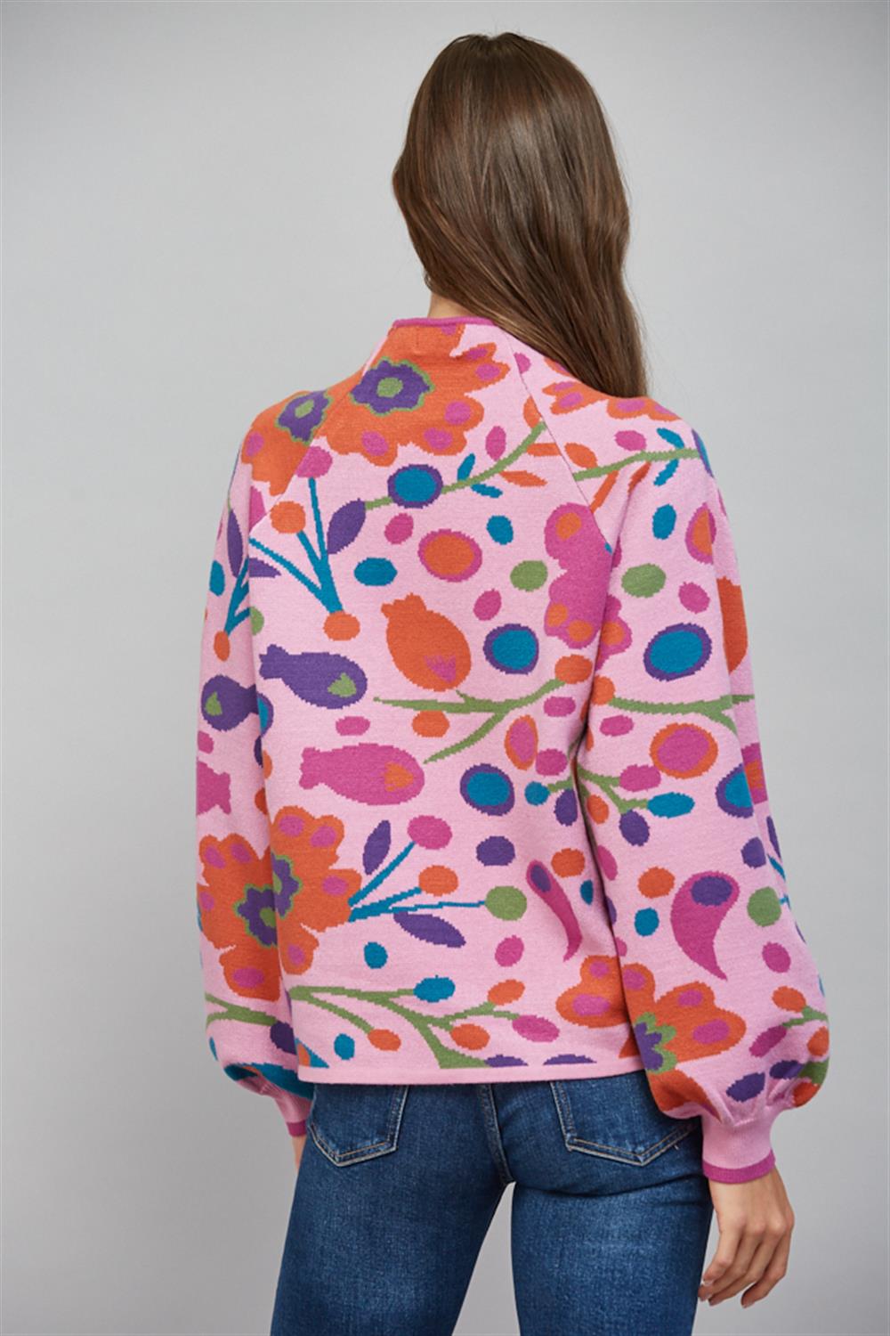 Cynthia Sweater - Wild Orchid Multi