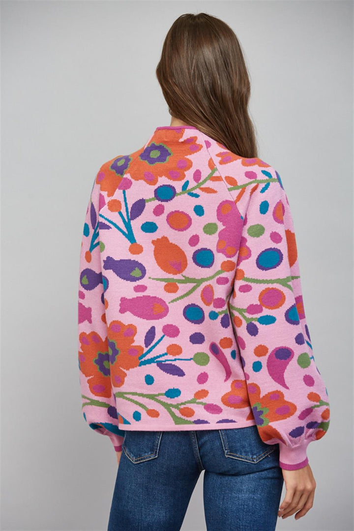Cynthia Sweater - Wild Orchid Multi