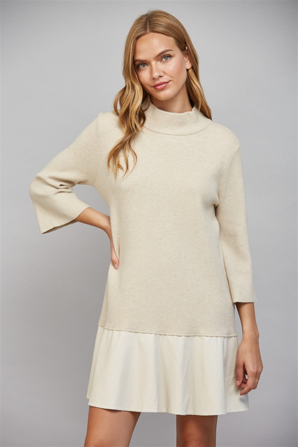 Mally Dress - Beige