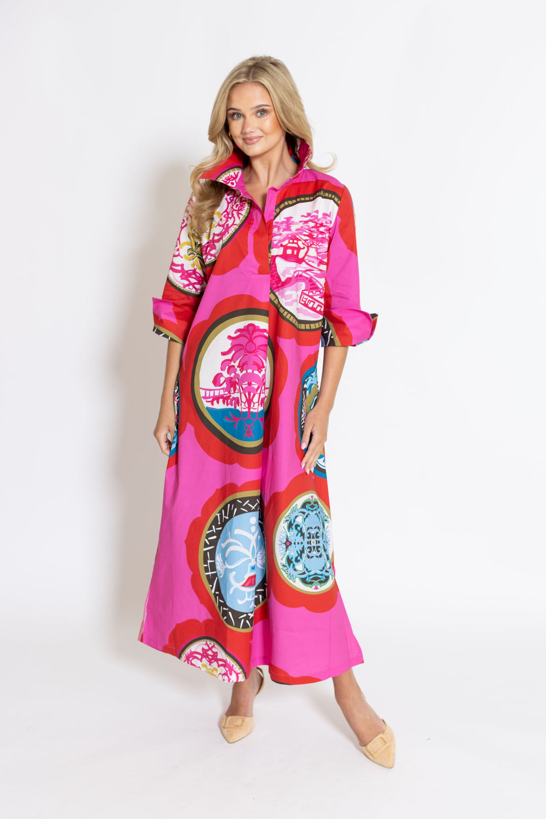 Gallery Ruthie Shirt Dress - Gallery Multi