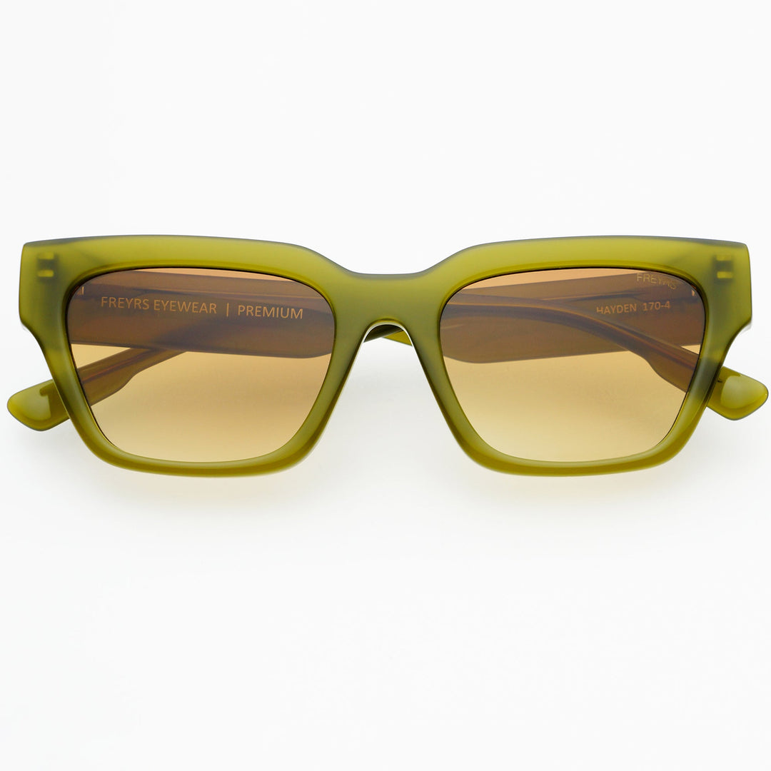 Hayden Square Sunglasses - Midnight Olive