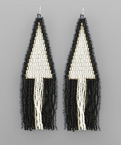 Tassel Triangle Earring