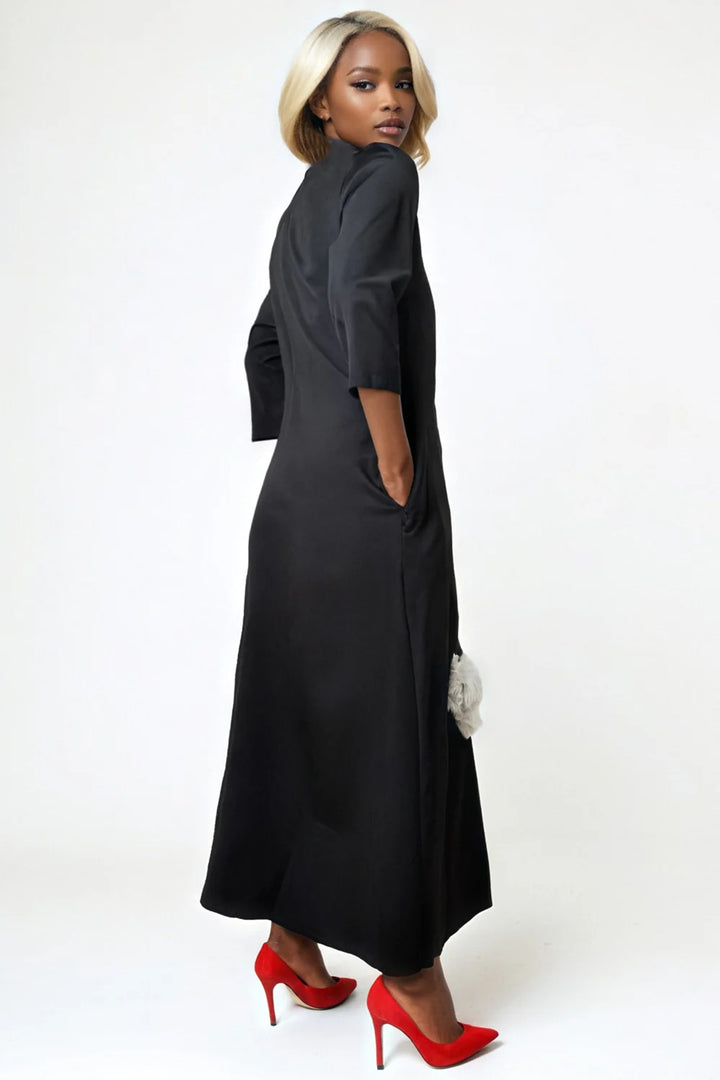 Flower Applique Dress