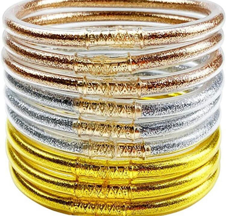 Mixed Metal Bendable Bracelet Bundle