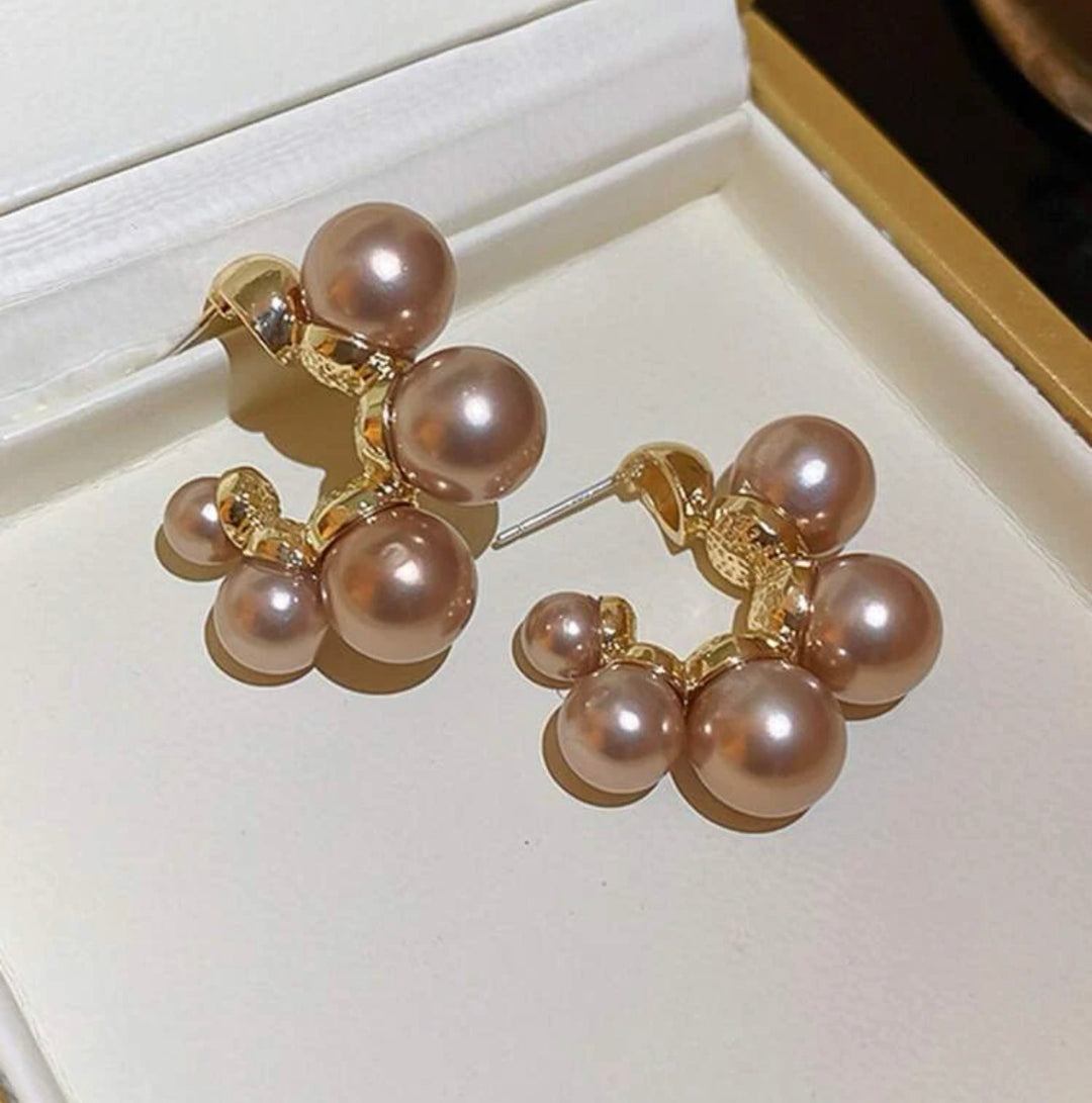 Mini Pearl Hoop