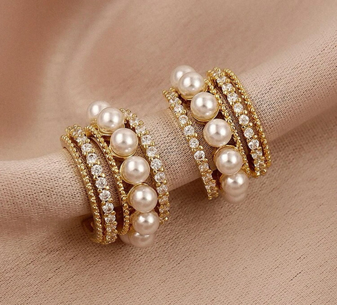 Diamond and Pearl Hoop