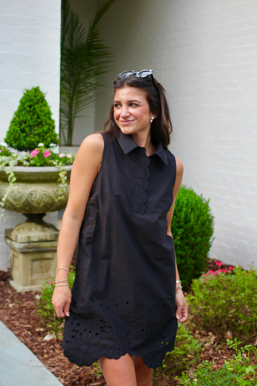 Magnolia Eyelet Mini Dress