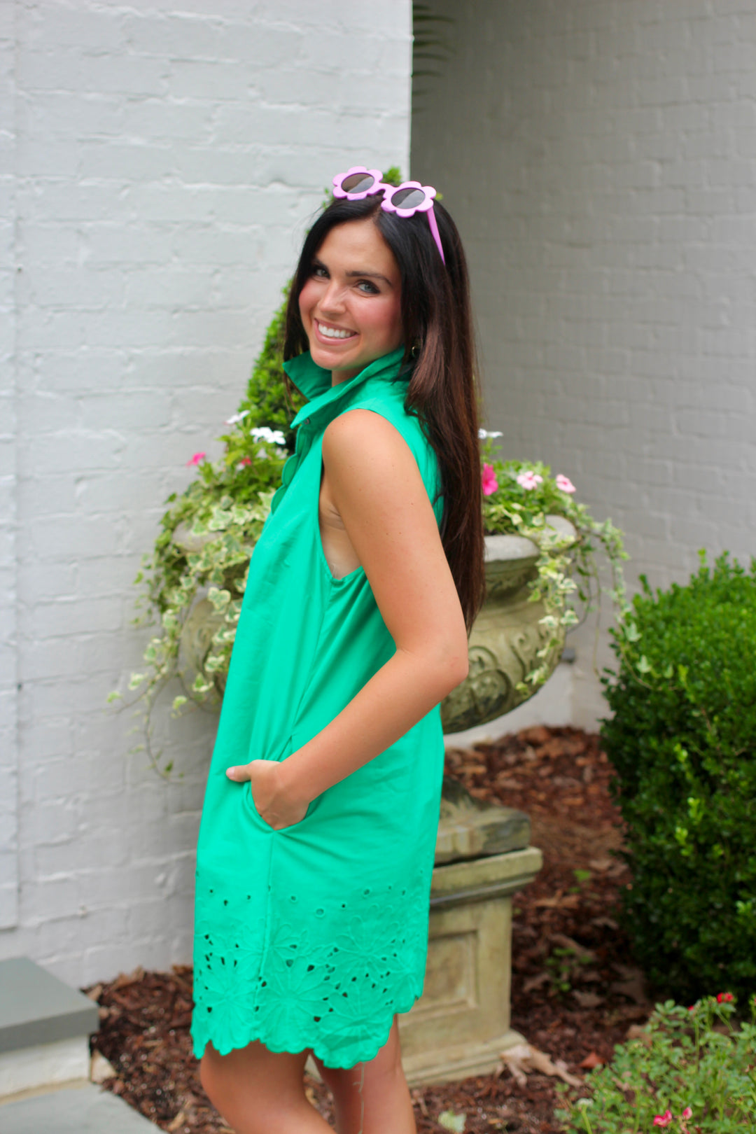 Magnolia Eyelet Mini Dress
