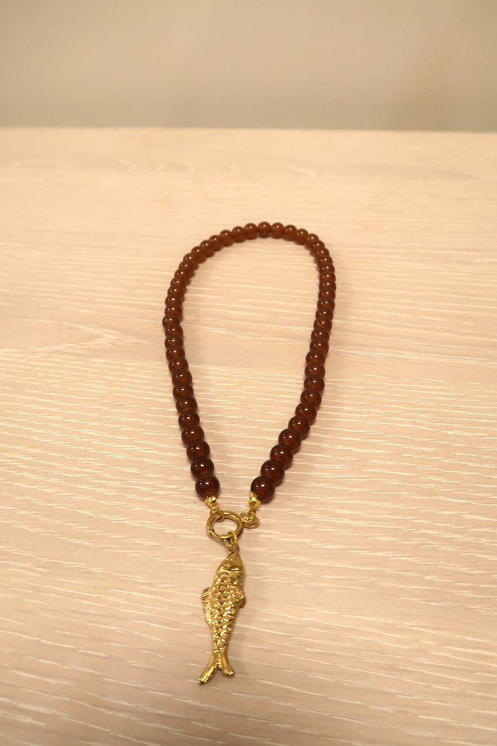 Beaded Fish Necklace