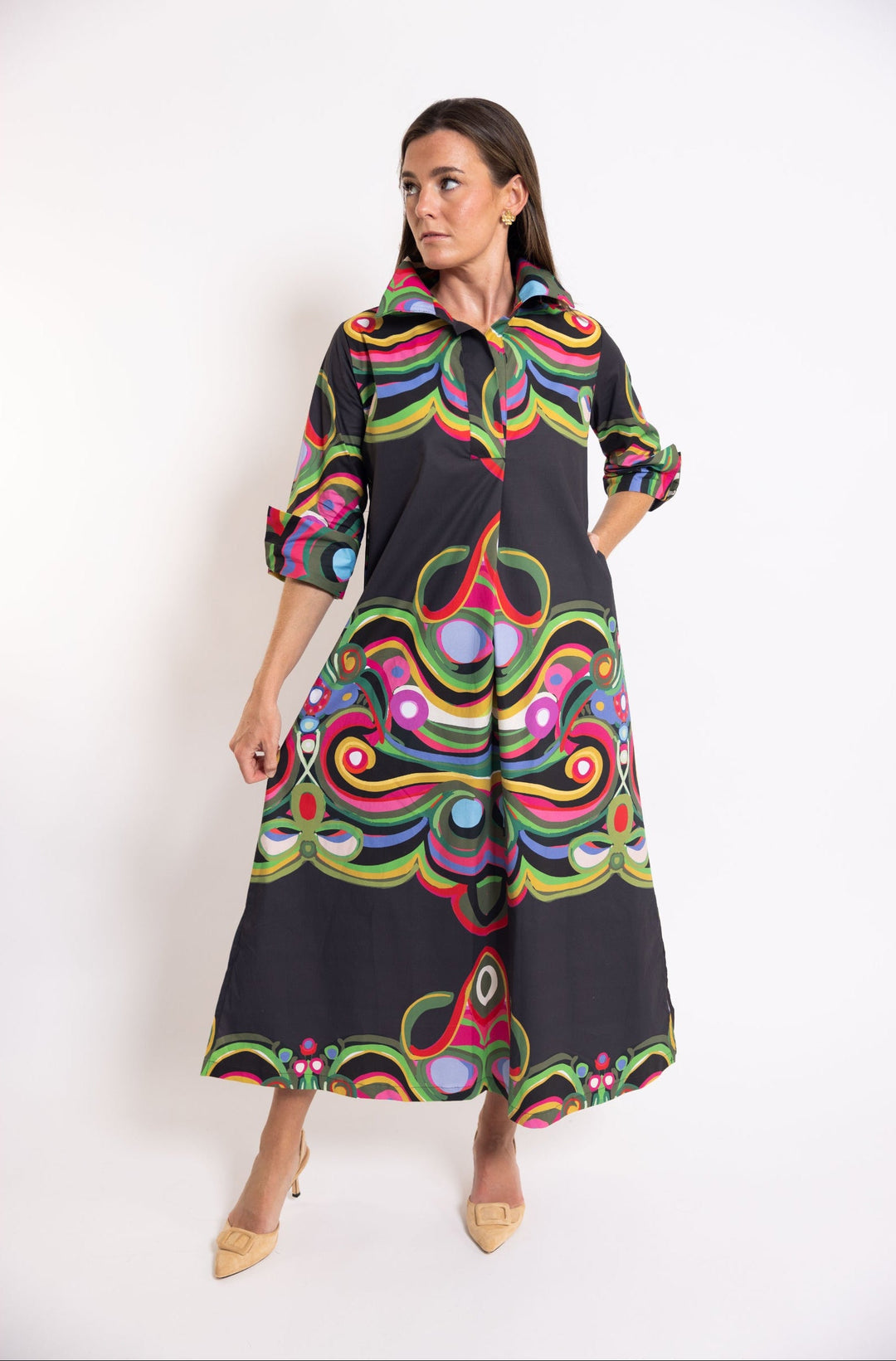 Merriweather Ruthie Shirt Dress - Merriweather Multi