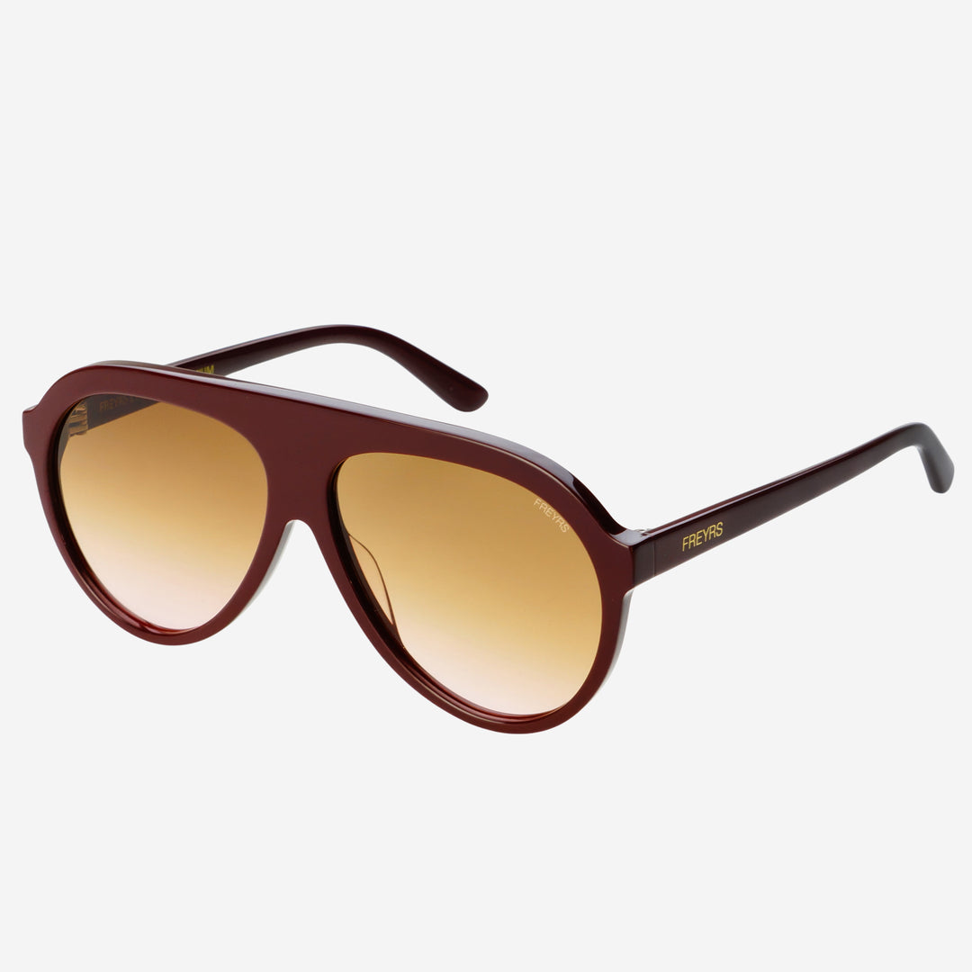 Maxwell Aviator Sunglasses - Burgundy