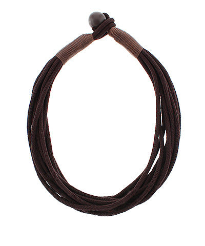Fine Rope Brown Necklace