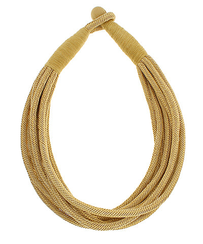 Multi Rope Gold Necklace
