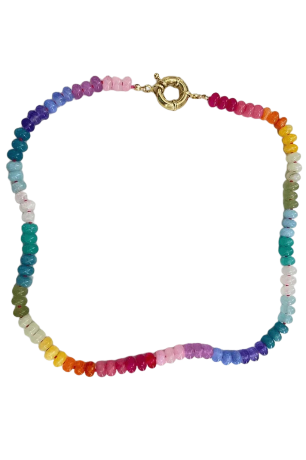 Rainbow Beaded Necklace