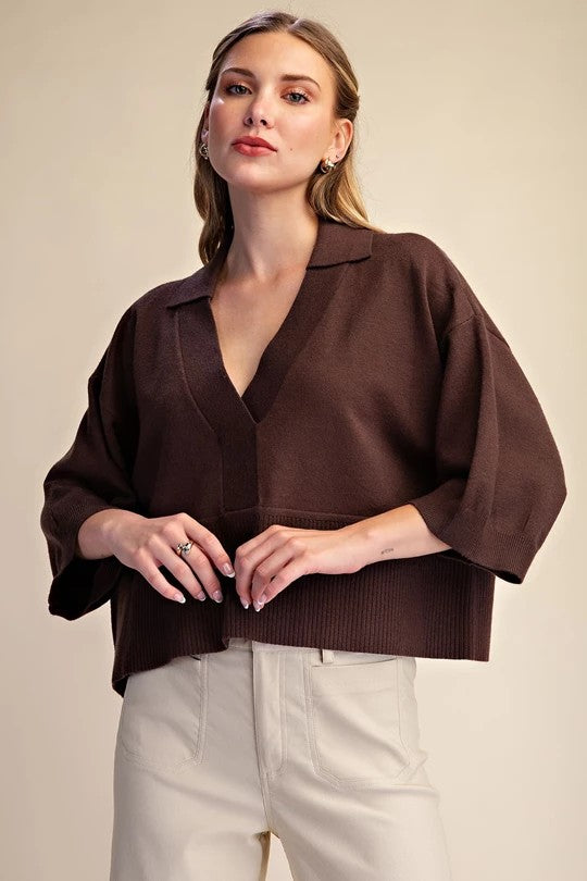 Nedra Sweater - Brown