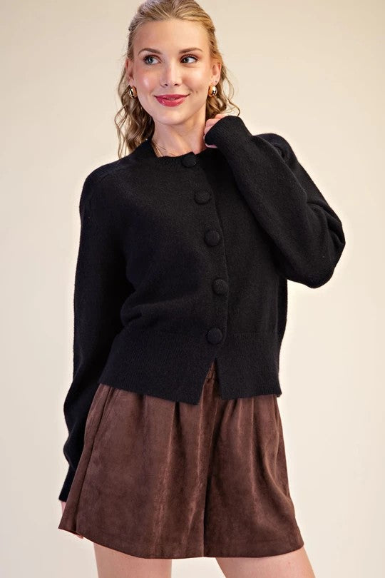 Ottilie Cardigan - Black