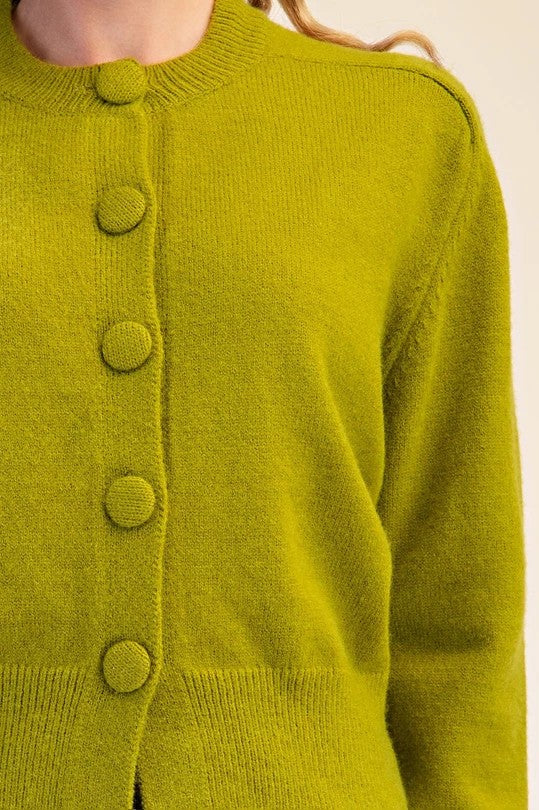 Ottilie Cardigan - Light Olive