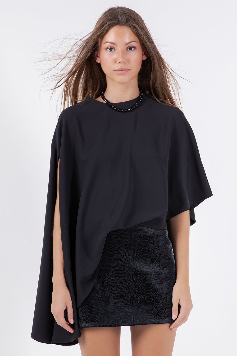 Brielle Cape - Black