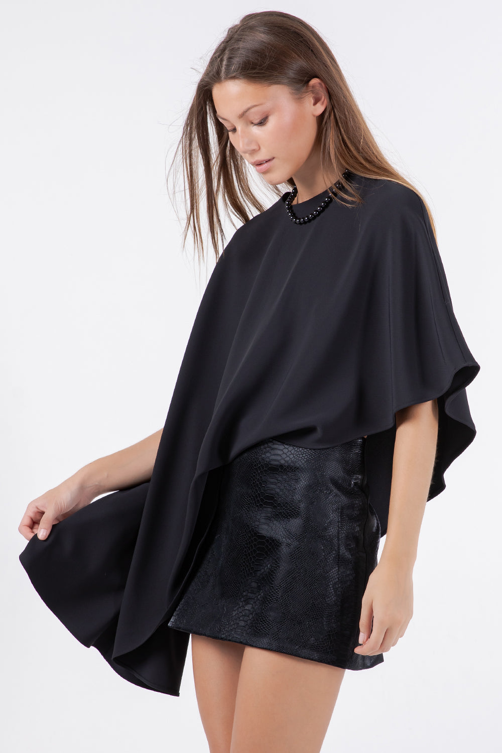 Brielle Cape - Black