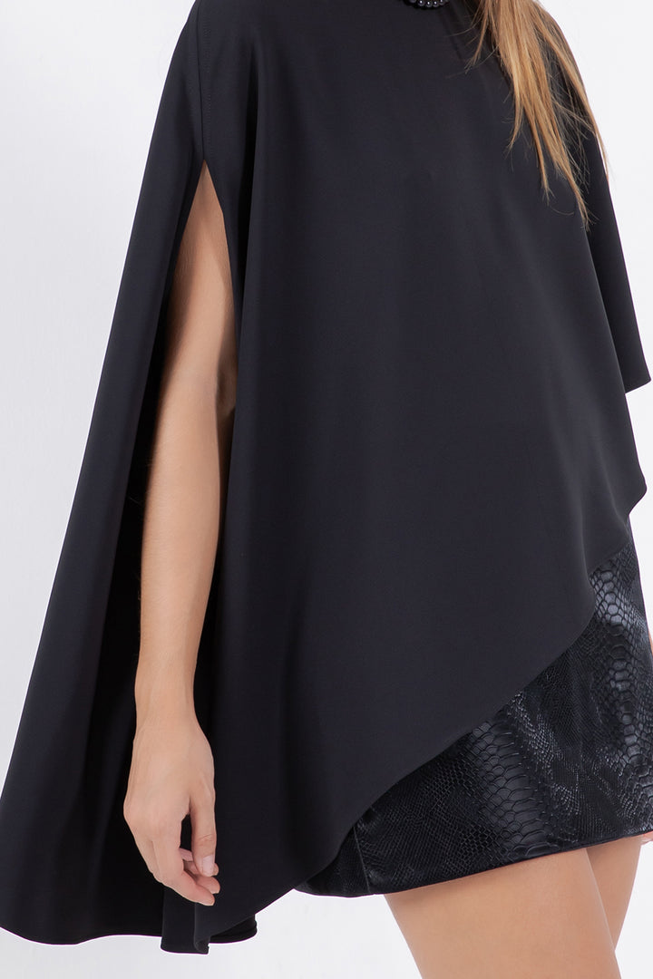 Brielle Cape - Black