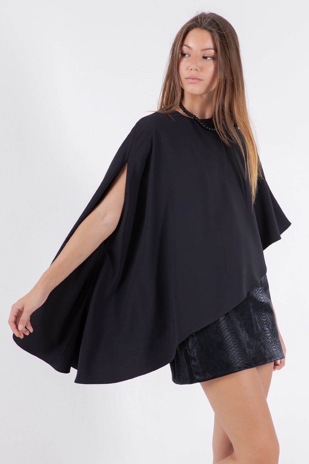 Brielle Cape - Black