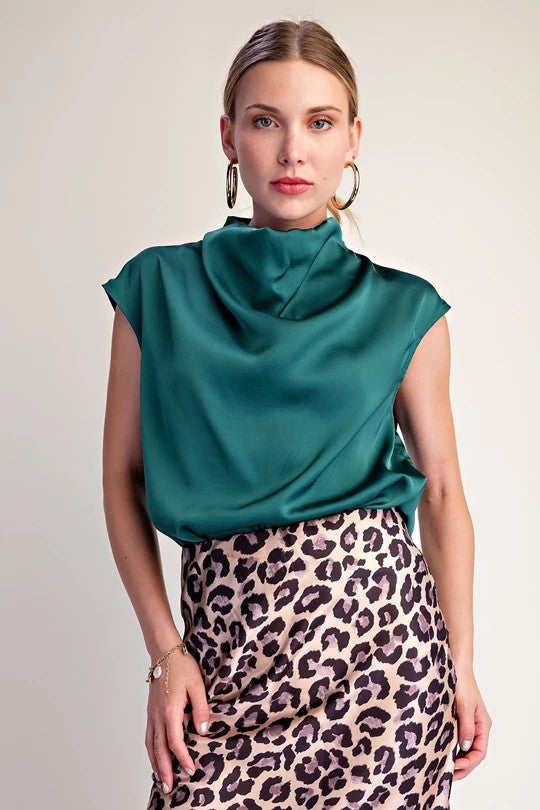 Pilar Top - Hunter Green