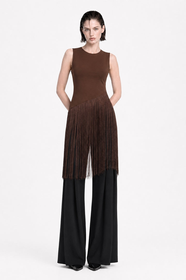 Mirren Top in Chocolate