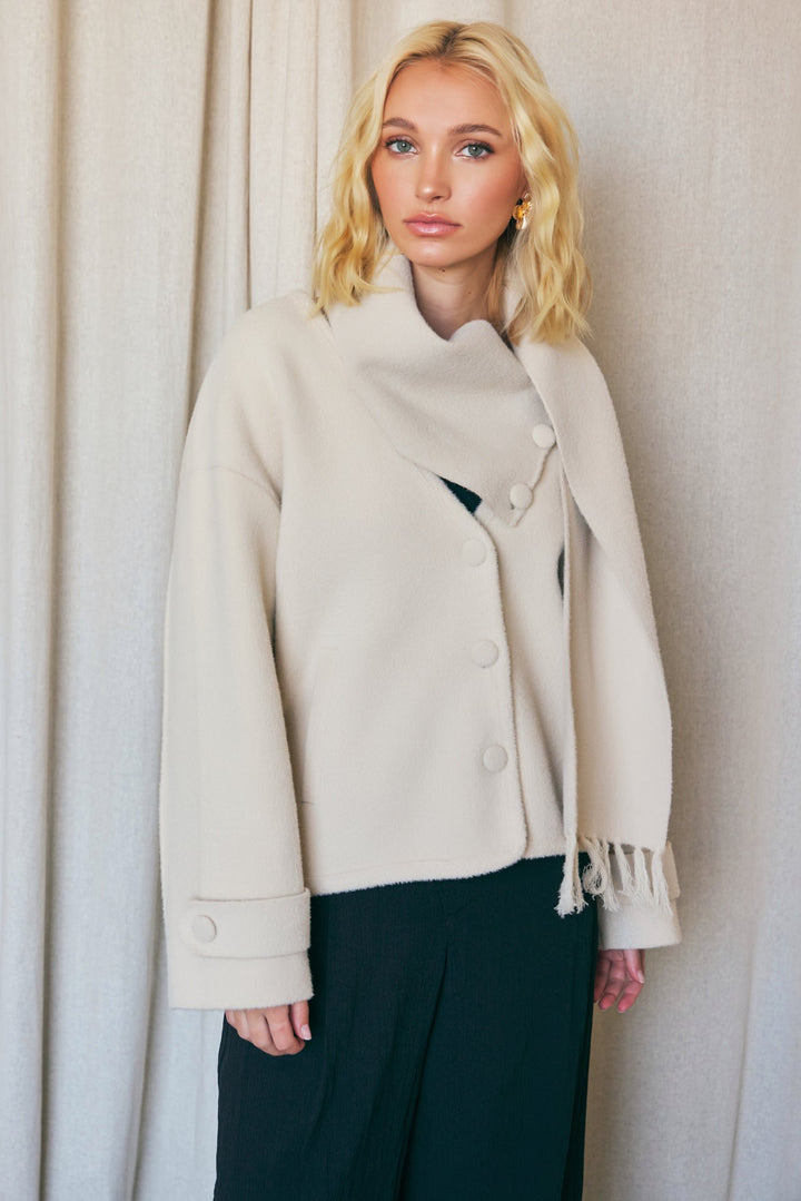 Scarf Cardigan Jacket