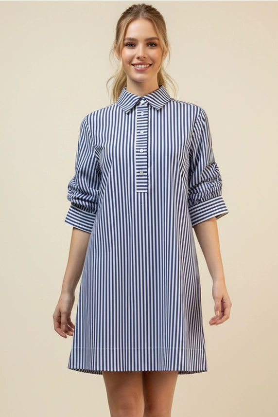 Nantucket Button Down Mini Dress
