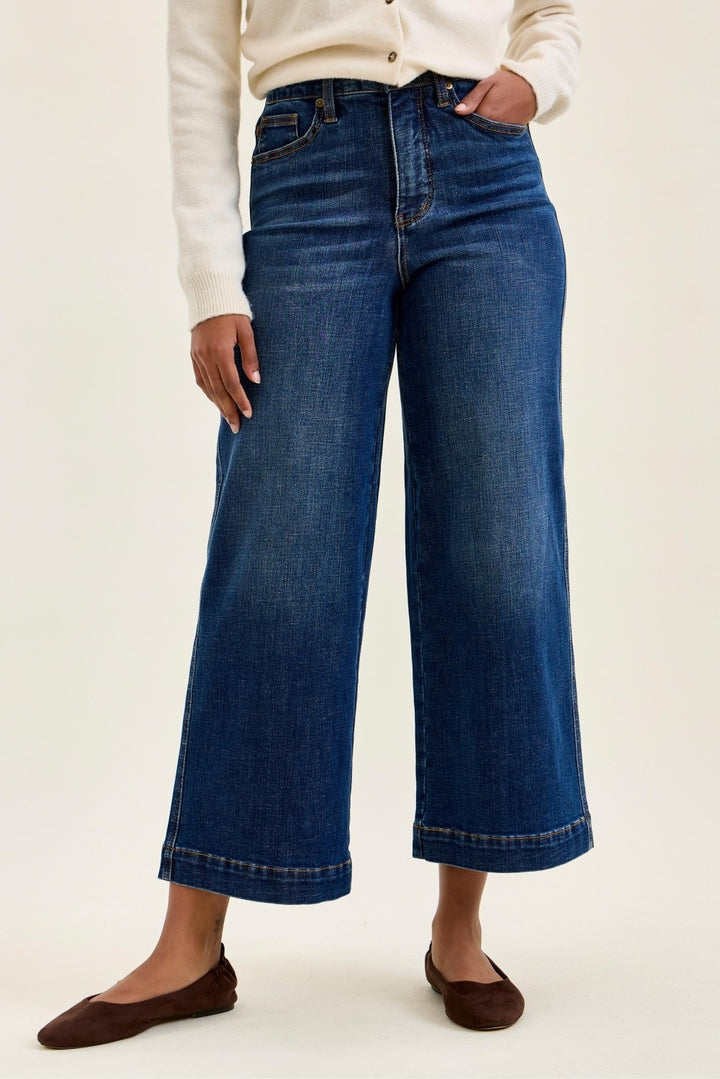 Claudia Ankle Wide Jeans
