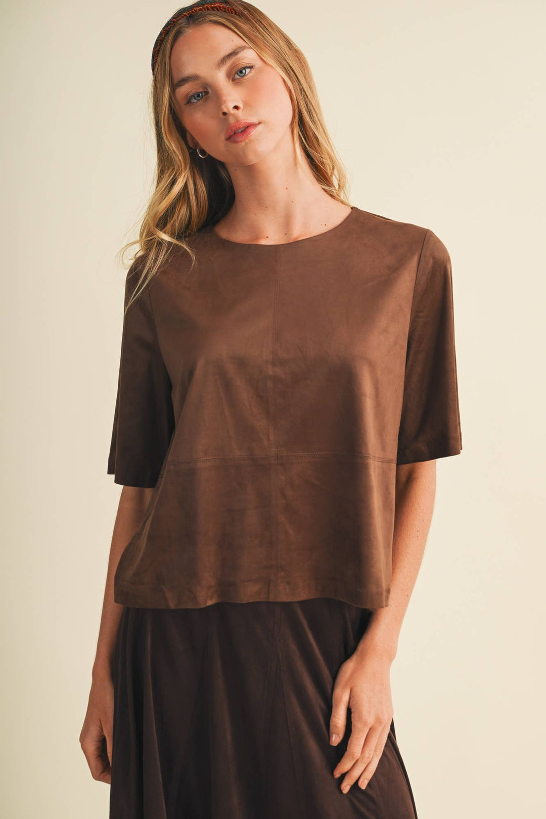 Francine Top in Espresso