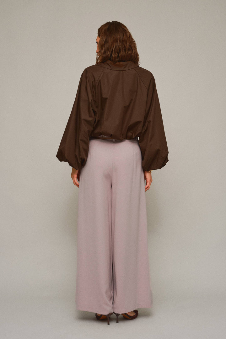 Izzie Top in Brown
