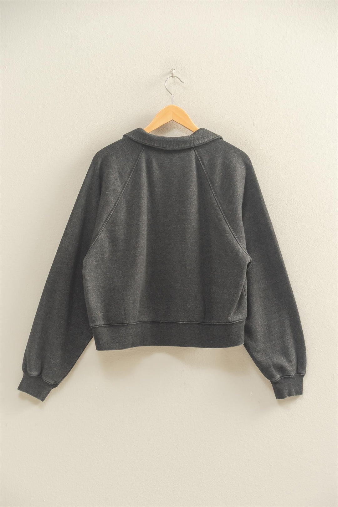 Collared V-Neck Set