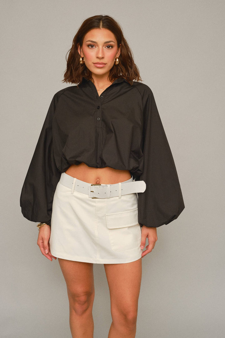 Izzie Top in Black