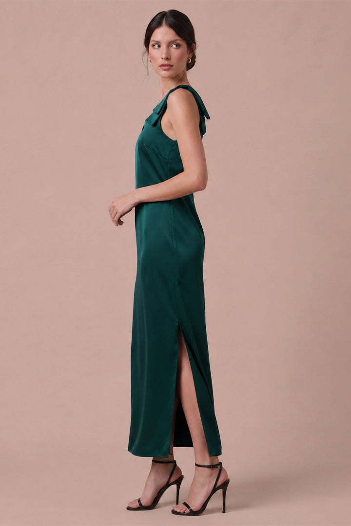 Emery Dress in Emerald Green