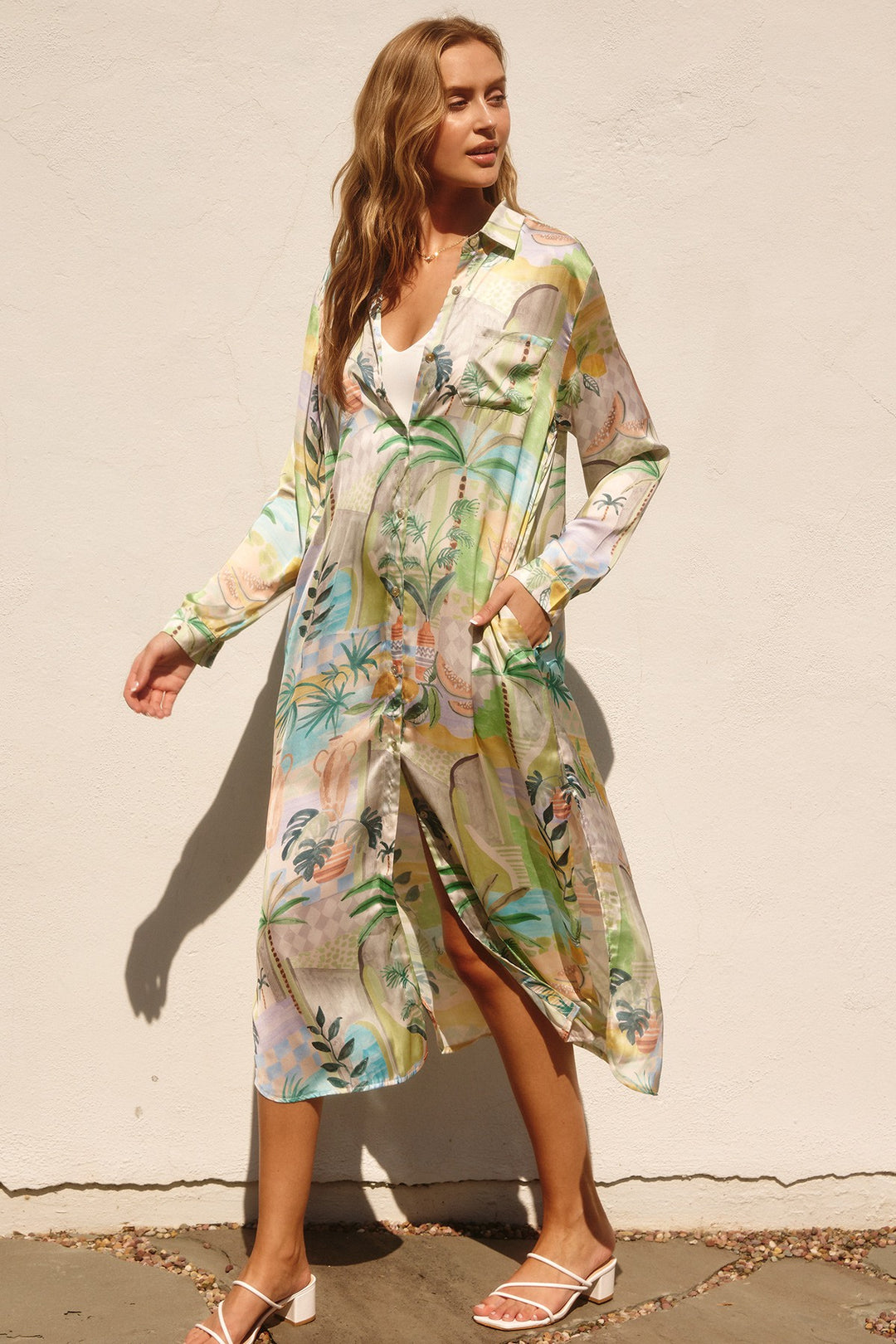 Palm Beach Shirt Dress