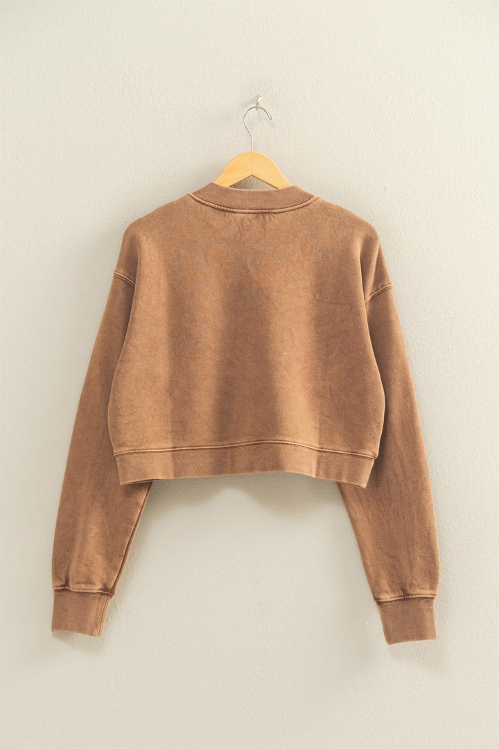 Sweatshirt Cardigan