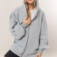 Oversized Zip Hoodie