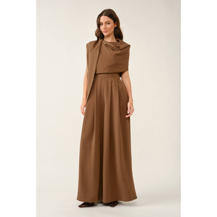 Margaux Jumpsuit in Brown - INA IRO91469