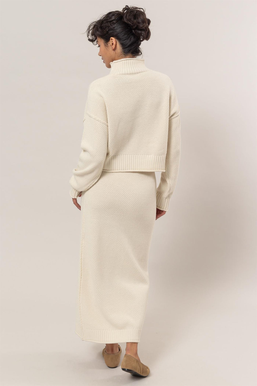 Knit Sweater Skirt Set