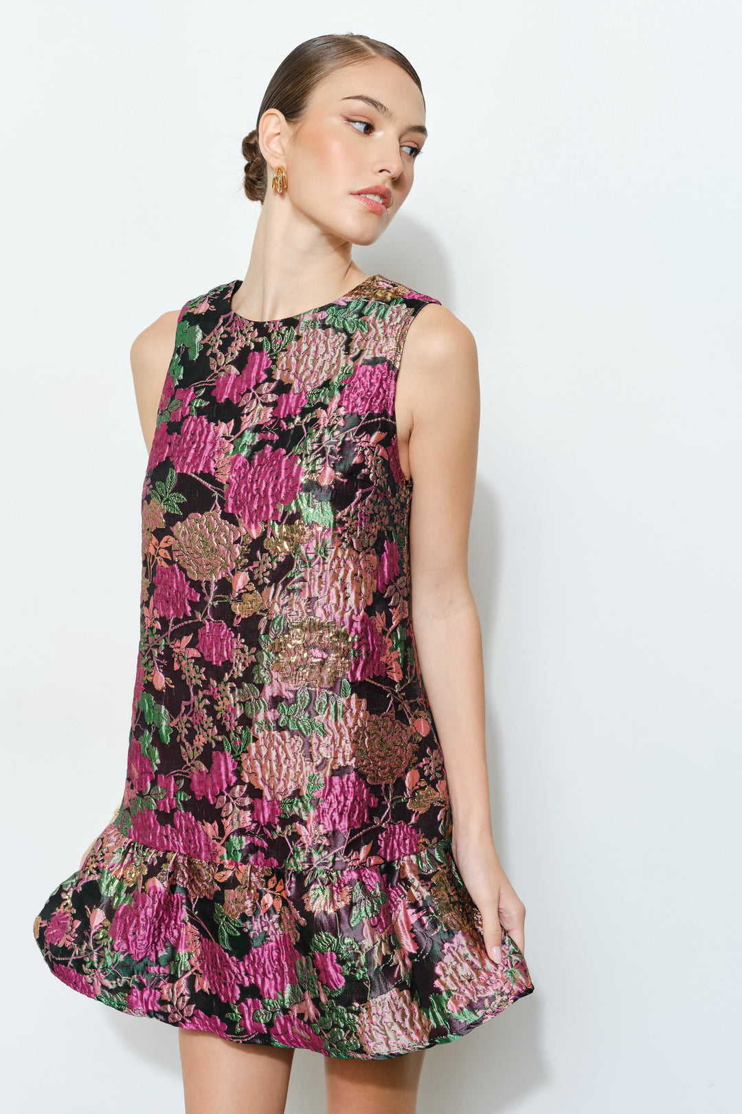 Glitzy Floral Dress