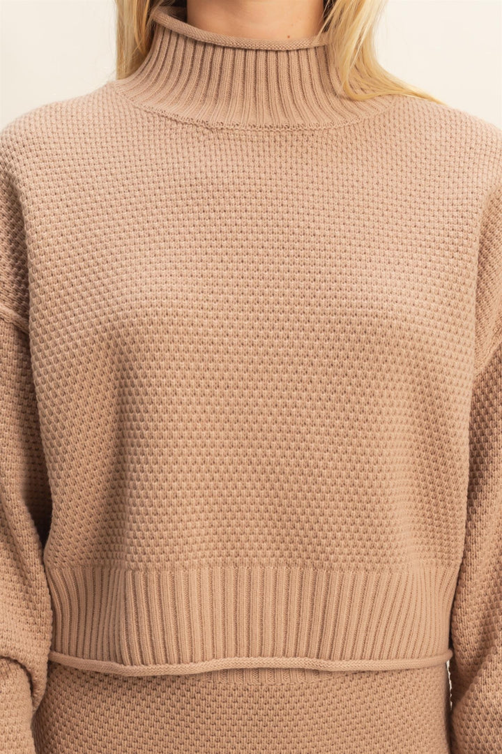 Knit Sweater Skirt Set