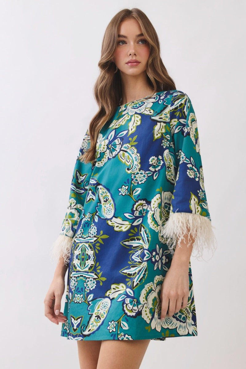 Finch Dress - Blue