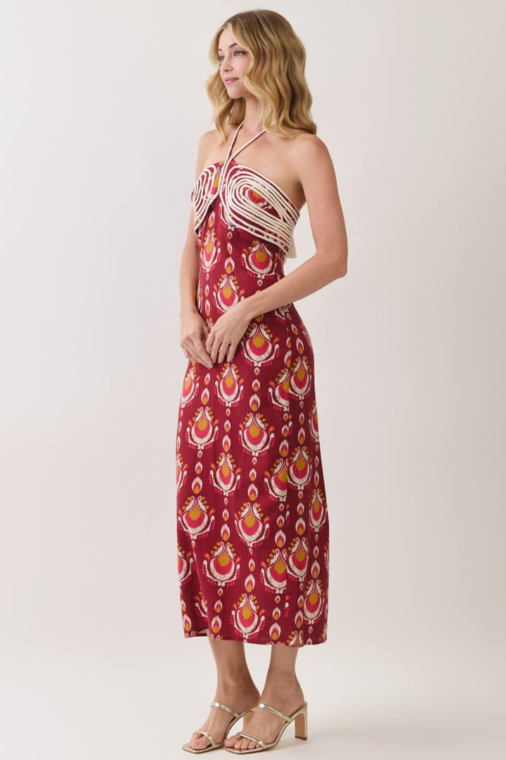 Dulcie Dress — BURGUNDY