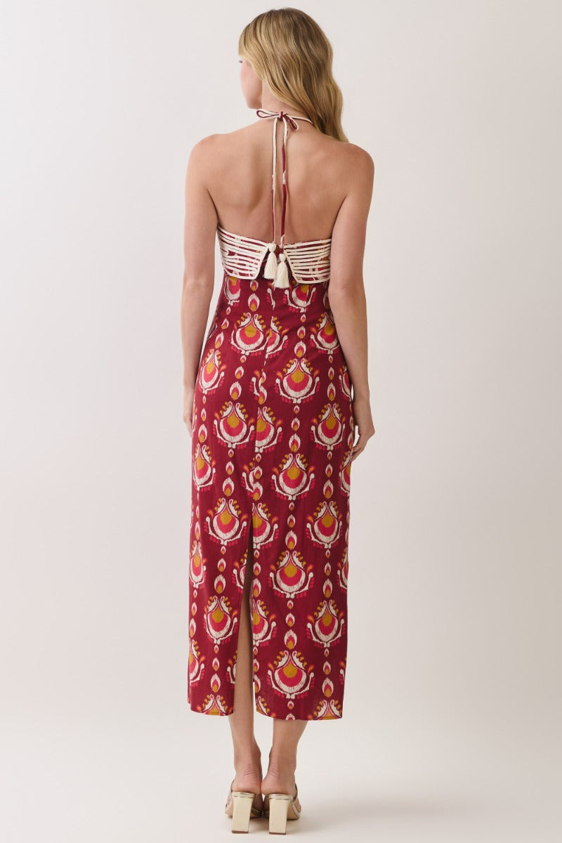 Dulcie Dress — BURGUNDY