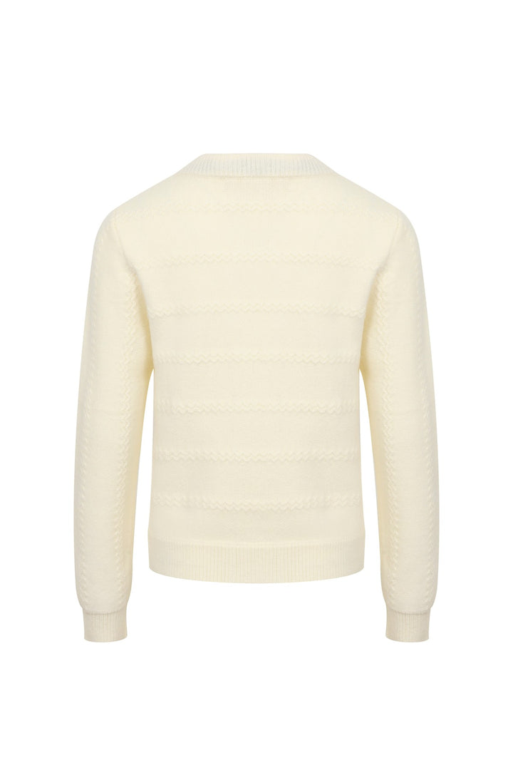 Preppy Scarf Sweater