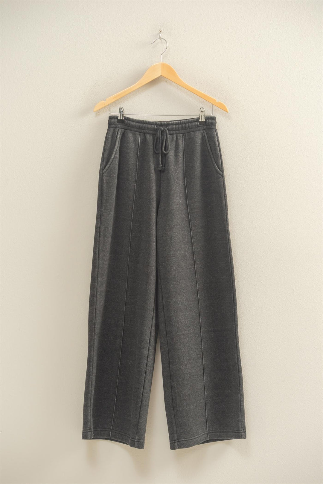 Collared V-Neck Set
