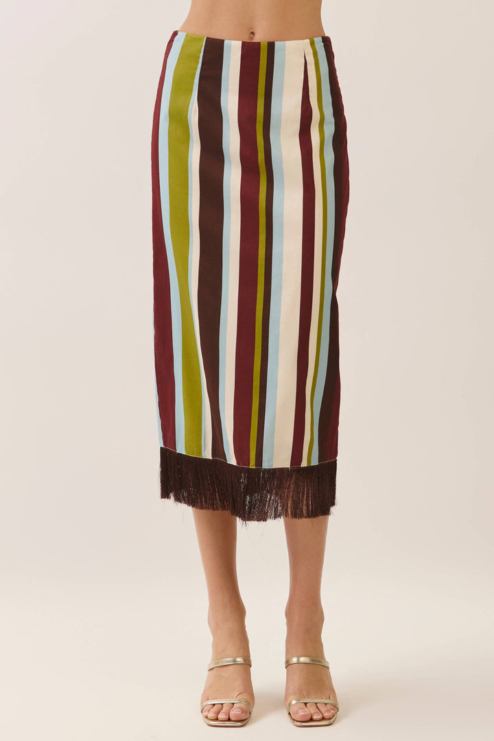 Hailey Set in multicolor stripe