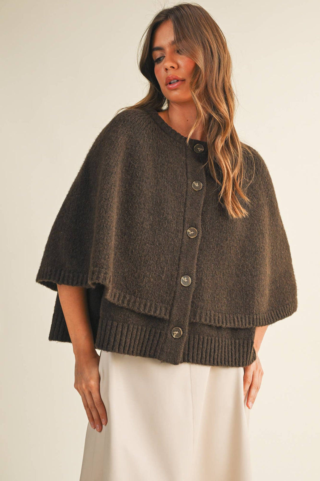 Maxine Capelet in Espresso